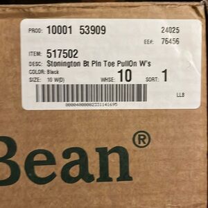 L.L. Bean black pull on boots